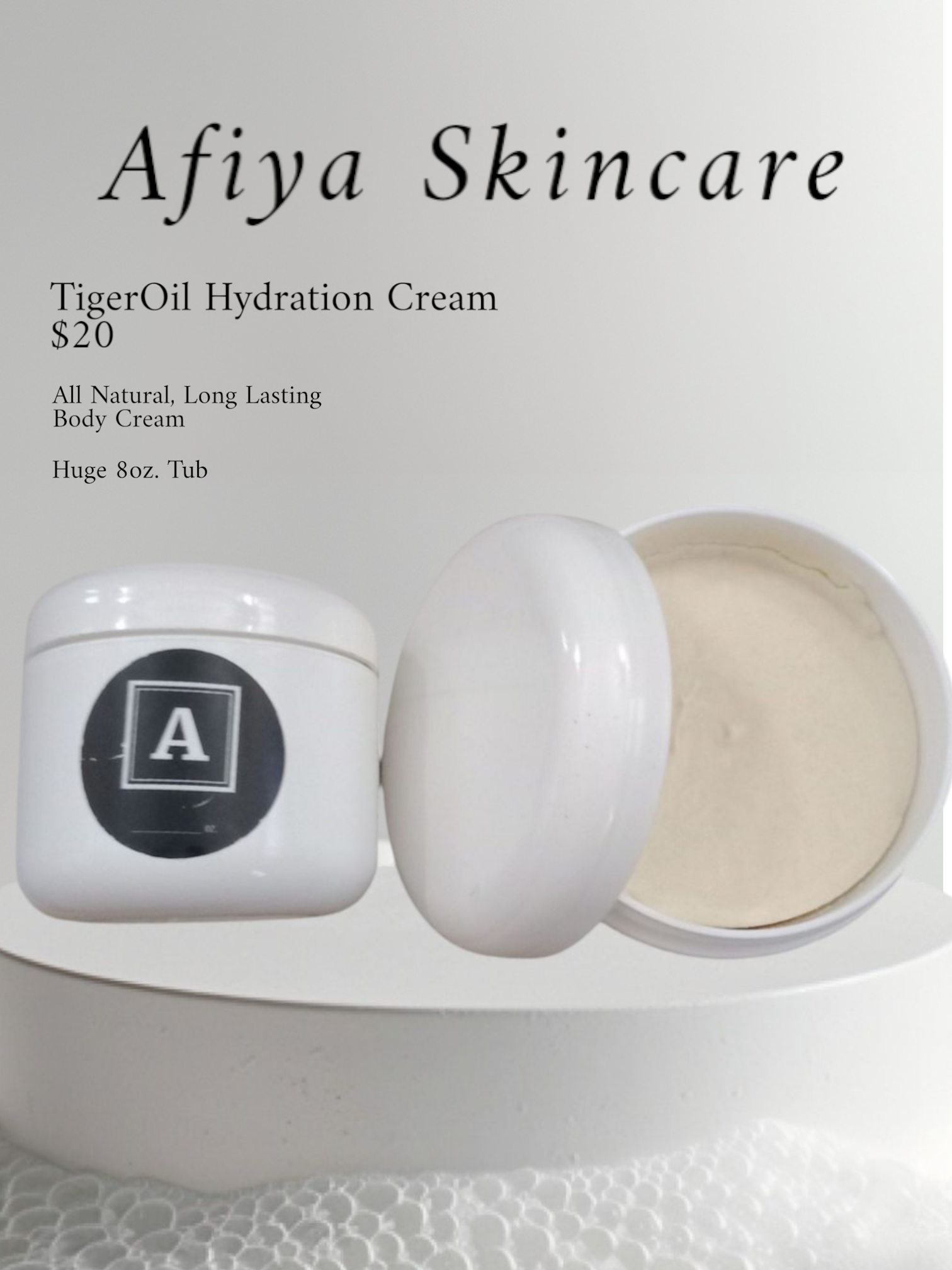 Body - TigerOil Hydration Cream (Family Sized)